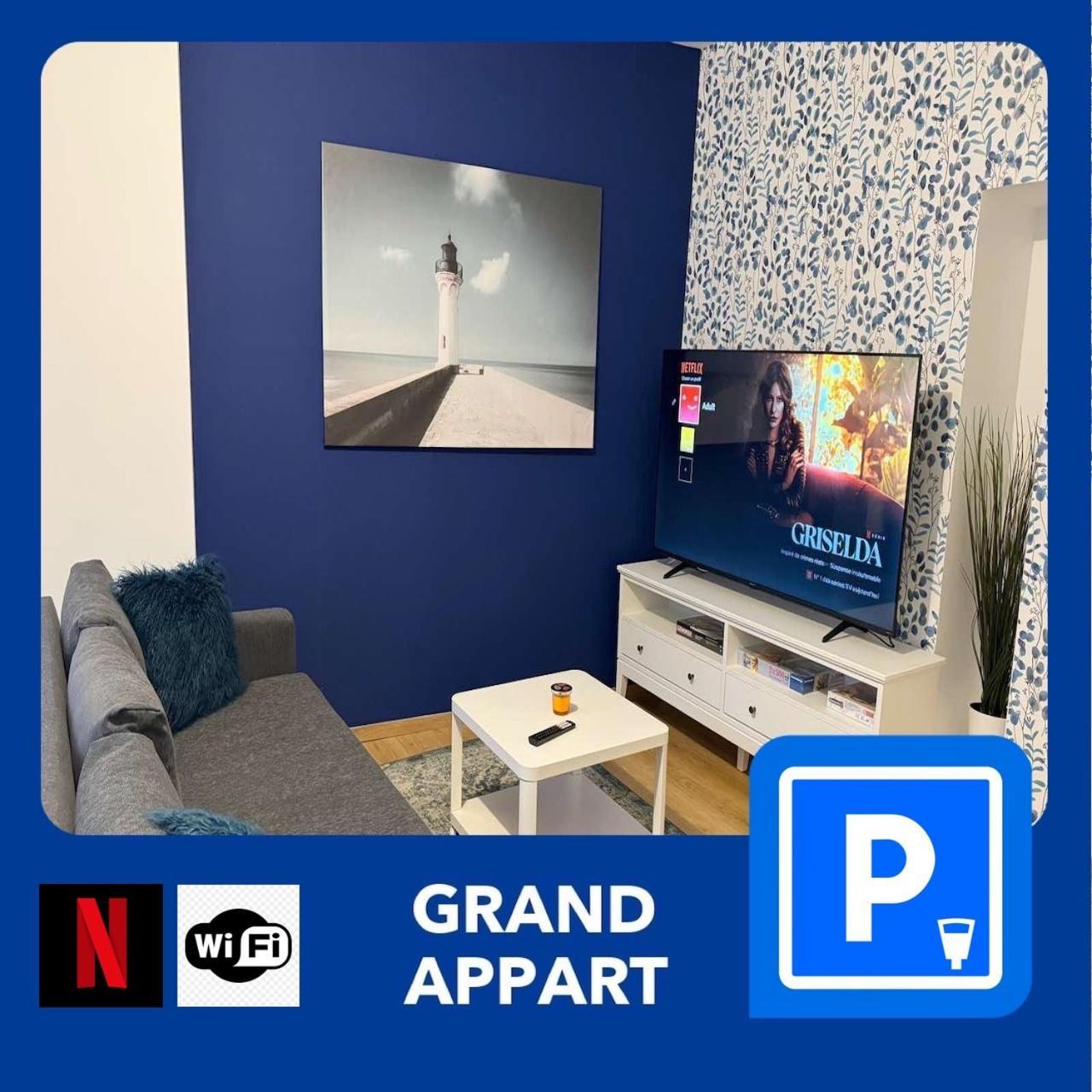 24 Chic & Cosy Grand Appart 88M2 Parking Gratuit Hypercentre Netflix Saint-Etienne  Exteriér fotografie